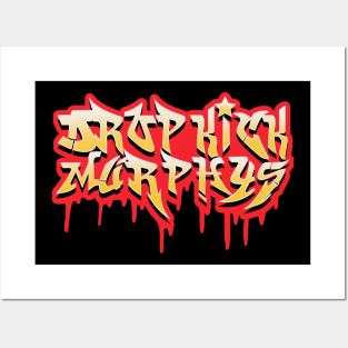 drop kick murphys wild style Posters and Art